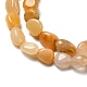 Chapelets de perles jaunes en aventurine naturelle G-I351-B02-3
