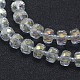 Chapelets de perles en verre électroplaqué EGLA-J141-A-AB01-1
