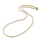 Brass Rope Chain Necklaces X-NJEW-I247-06G-1