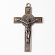 Crucifix Cross Tibetan Style Alloy Big Pendants PALLOY-F042-03AB-1