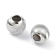925 perline in argento sterling placcato rodio STER-K173-01A-P-2