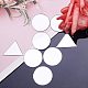 KINOEE 24 Pieces Removable Acrylic Easy to Clean Mirror Setting Wall Sticker Decal for Living Room Decoration & Home Décor Self Adhesive Aesthetic Tiles (Middle Hexagon AJEW-PH0017-20-5