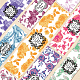 PandaHall 90pcs Flower Soap Tape Labels DIY-PH0005-27-5