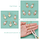 DICOSMETIC 20Pcs Angel Spirit Theme Charm Guardian Angel Fairy Pendants Micro Pave Cubic Zirconia Charm gems Charms Brass Dangle Charms Supplies for Necklace Jewelry Making KK-DC0001-61-4