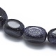 Chapelets de perles en pierre d'or bleue synthétique G-G793-08A-02-3