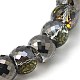 Perles en verre electroplate&nbsp;EGLA-E003-11-1