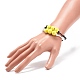 2 bracelet en perles de tennis acrylique 2 couleurs. BJEW-JB08558-01-3