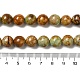Natural Yellow Chrysocolla Beads Strands G-H298-A07-04-5