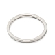 304 anello da dito semplice a fascia semplice in acciaio inossidabile per donna uomo RJEW-F152-05P-F-2