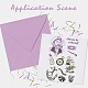 GLOBLELAND Sailing Captain Clear Stamps Anchor Adventure Transparent Silicone Stamp for Card Making Decoration and DIY Scrapbooking DIY-WH0167-56-195-7