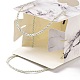 Rechteckige geschenkboxen aus papier mit griffseil CON-B010-04C-4