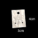 10 pz. Schede espositive per gioielli in acrilico WG56432-05-1