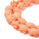 Chapelets de perles en corail synthétique CORA-L020-A-13-3