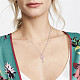 Shegrace rose rhodié 925 colliers pendentif en argent sterling JN994A-5