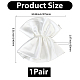 Polyester-Ärmelschoner für die Braut&nbsp;AJEW-WH20120-25B-2