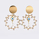 (Jewelry Parties Factory Sale)Dangle Stud Earrings EJEW-JE03683-03-1