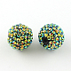 AB-Color Resin Rhinestone Beads RESI-S315-10x12-04-1