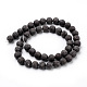 Natural Snowflake Obsidian Beads Strands G-Q462-72-10mm-3