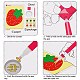 Kits de stickers diamant peinture bricolage pour enfants DIY-WH0168-55-3