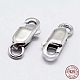Антикоррозийное родиевое покрытие 925 стерлингового серебра застежки-лобстеры STER-K167-075C-P-4