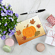 PH Pandahall Halloween Pumpkin Clear Silicone Stamps Pumpkin Leaf Autumn Transparent Stamps Plastic Postage Stamp Seal for Scrapbooking Card Photo Album Thanksgiving Halloween Decoration DIY-WH0167-56-840-5