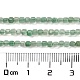 Natürlichen grünen Aventurin Perlen Stränge G-Q002-C01-01-2