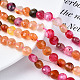 Chapelets de perles d'agate naturelle G-N326-100A-04-4