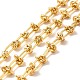 Rack Plating Brass Oval & Knot Link Chains CHC-I040-06G-1