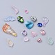 Pendentifs / cabochons / perles en verre de style mixte FIND-XCP0005-01A-1