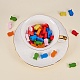 PandaHall Elite 50 Pcs Mixed Color Fish Wood Beads Gifts Ideas for Children's Day WOOD-PH0002-08M-LF-3