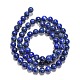 Chapelets de perles en lapis-lazuli naturel X-G-G423-6mm-AB-2