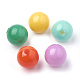 Perles d'imitation en plastique écologique X-MACR-T015-16mm-02-1