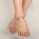 Tibetan Style Alloy Star Charm Anklets AJEW-AN00012-05-2
