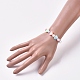 Bracelets extensibles en perles acryliques pour enfants BJEW-JB04833-M-4