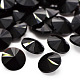 Facettes en verre de diamant pointé cabochons en strass RGLA-D001-12mm-S18-1