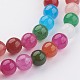 Cordes de perles de jade naturelles G-J355-02-6mm-3