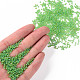Perles de rocaille en verre transparent vert pelouse arc-en-ciel de 12/0 grade pour la fabrication de bijoux X-SEED-Q010-F549-4