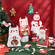 Benecreat 24 Stück 4 Stile Weihnachts-Klapp-Geschenkboxen CON-BC0007-09-5