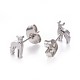 304 Stainless Steel Puppy Jewelry Sets SJEW-F208-02P-7