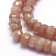 Chapelets de perles de sunstone naturelle naturelles G-K223-27-8mm-3