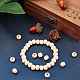 Unfinished Natural Wood European Beads WOOD-PH0009-04F-6