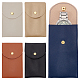 NBEADS 5 Pcs 5 Colors Watch Pouch Leather ABAG-NB0002-03-1