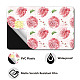 CREATCABIN June Rose Card Skin Sticker Flowers Pink Debit Credit Card Skins Covering Personalizing Bank Card Protecting Removable Wrap Waterproof No Bubble Slim for Transportation Key Card 7.3x5.4Inch DIY-WH0432-100-3