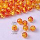 Resin Imitation Amber Beads RESI-YW0001-49-3