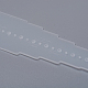 Plantillas de agujeros para cinturón de plástico PVC TOOL-WH0121-04-3