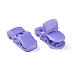 Eco-Friendly Opaque Solid Colour Plastic Baby Pacifier Holder Clip KY-L077-02E-2