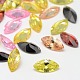Mixed Grade A Horse Eye Cubic Zirconia Pointed Back Cabochons X-ZIRC-M003-4x2mm-1
