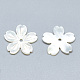 Perles de coquillage blanc naturel SSHEL-S260-054A-2