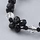 Bracelets de perles de verre à la main BJEW-JB04673-01-2