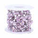 Mariposa de vidrio y cadenas de cuentas de perlas de plástico abs CHS-N003-02-05-1